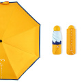 Portable Mini Fashion UV Protection Ultra Light 5 Fold Umbrella